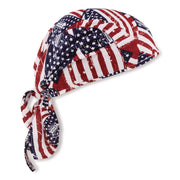 Ergodyne Chill-Its 6615 High-Performance Bandana Do Rag, Multi-Color Fabric, 6 per Carton