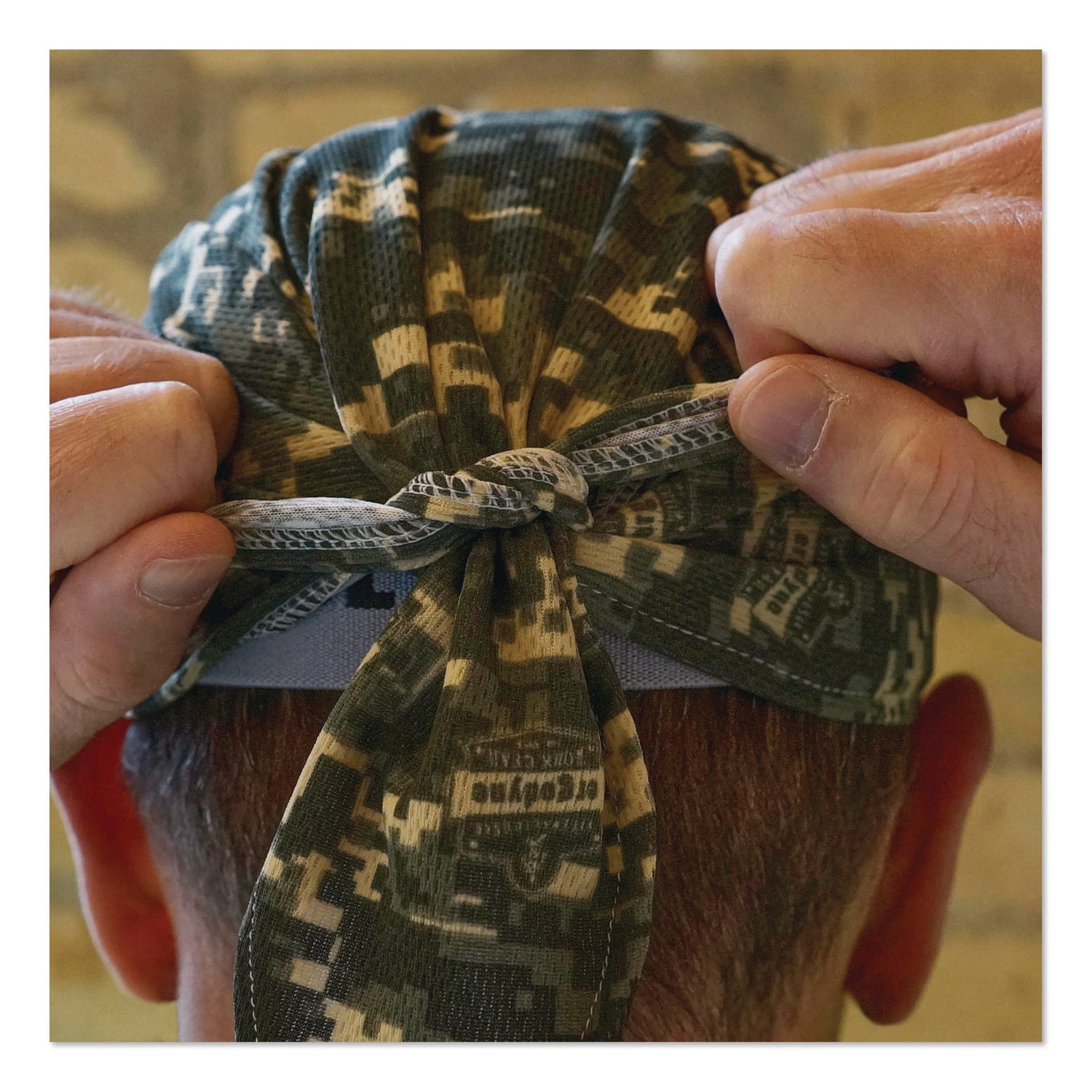 Ergodyne Chill-Its 6615 High-Performance Bandana Do Rag, Multi-Color Fabric, 6 per Carton