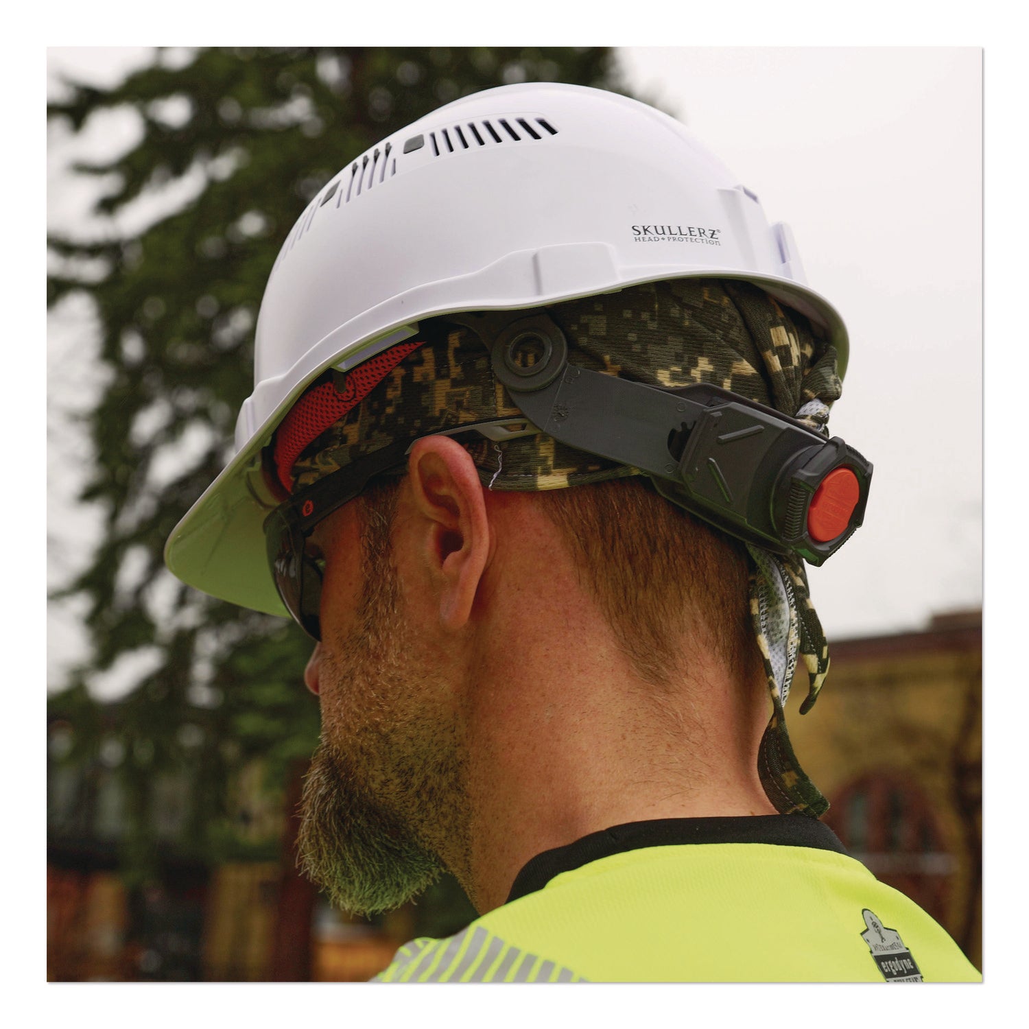 Ergodyne Chill-Its 6615 High-Performance Bandana Do Rag, Multi-Color Fabric, 6 per Carton