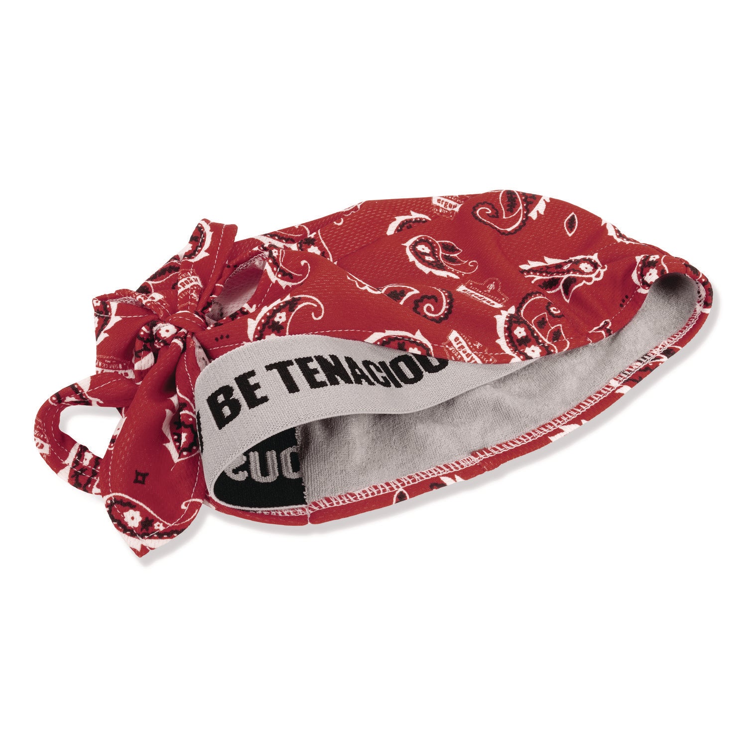 Ergodyne High-Performance Bandana Do Rag - Red - Fabric - 6 / Carton