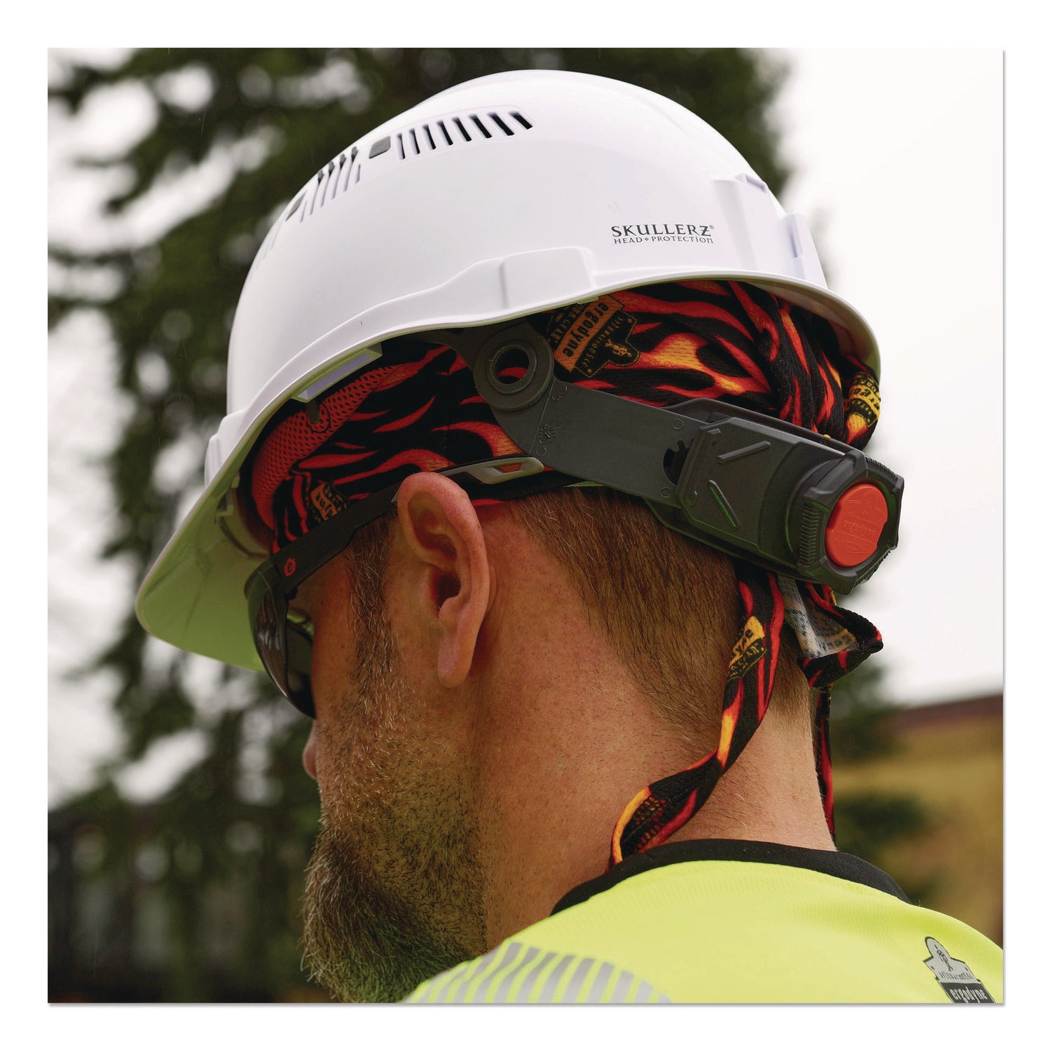 Ergodyne Chill-Its 6615 High-Performance Bandana Do Rag, Multi, Fabric, 6 per Carton