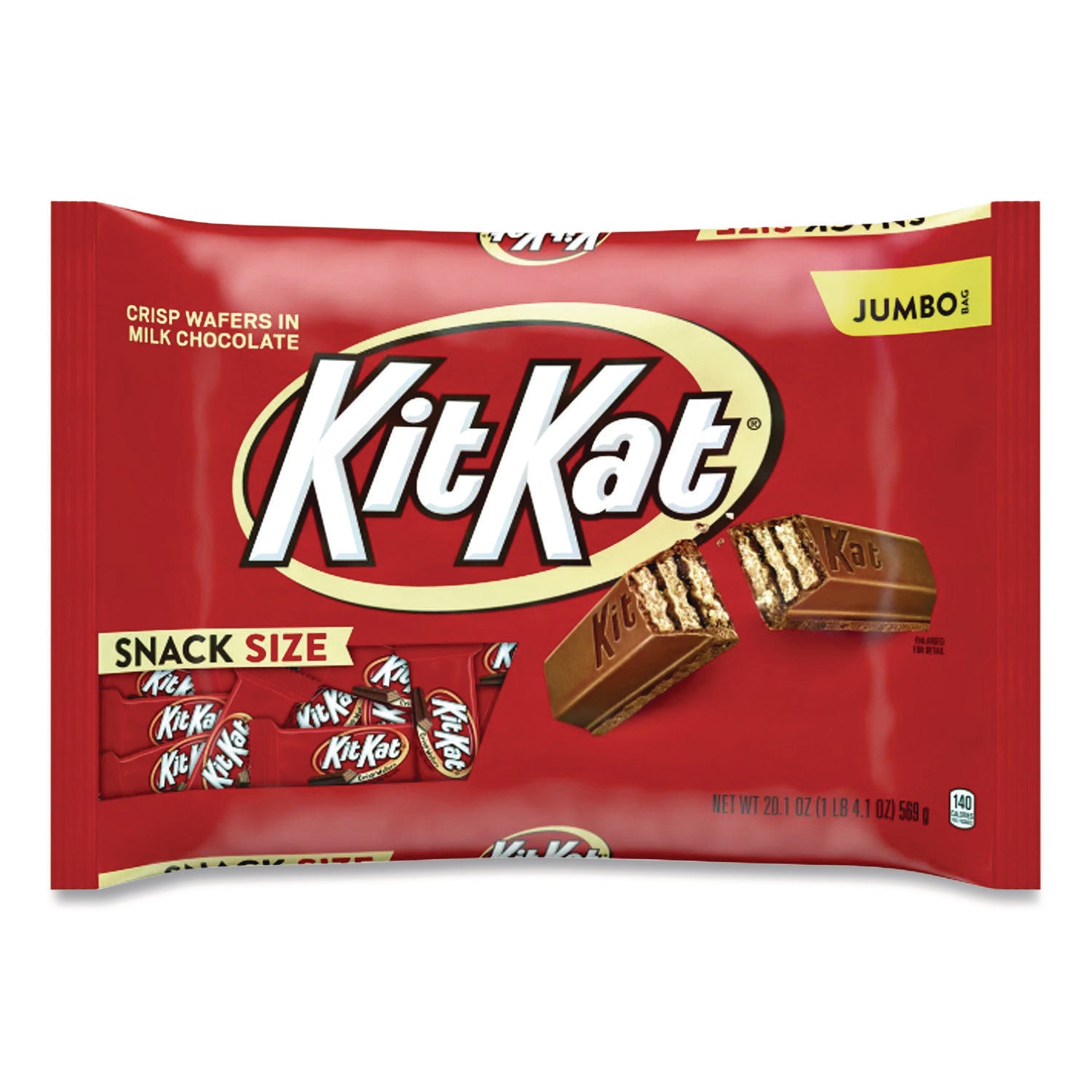 Green Rabbit Kit Kats Snack-Size Milk Choc. Wafers