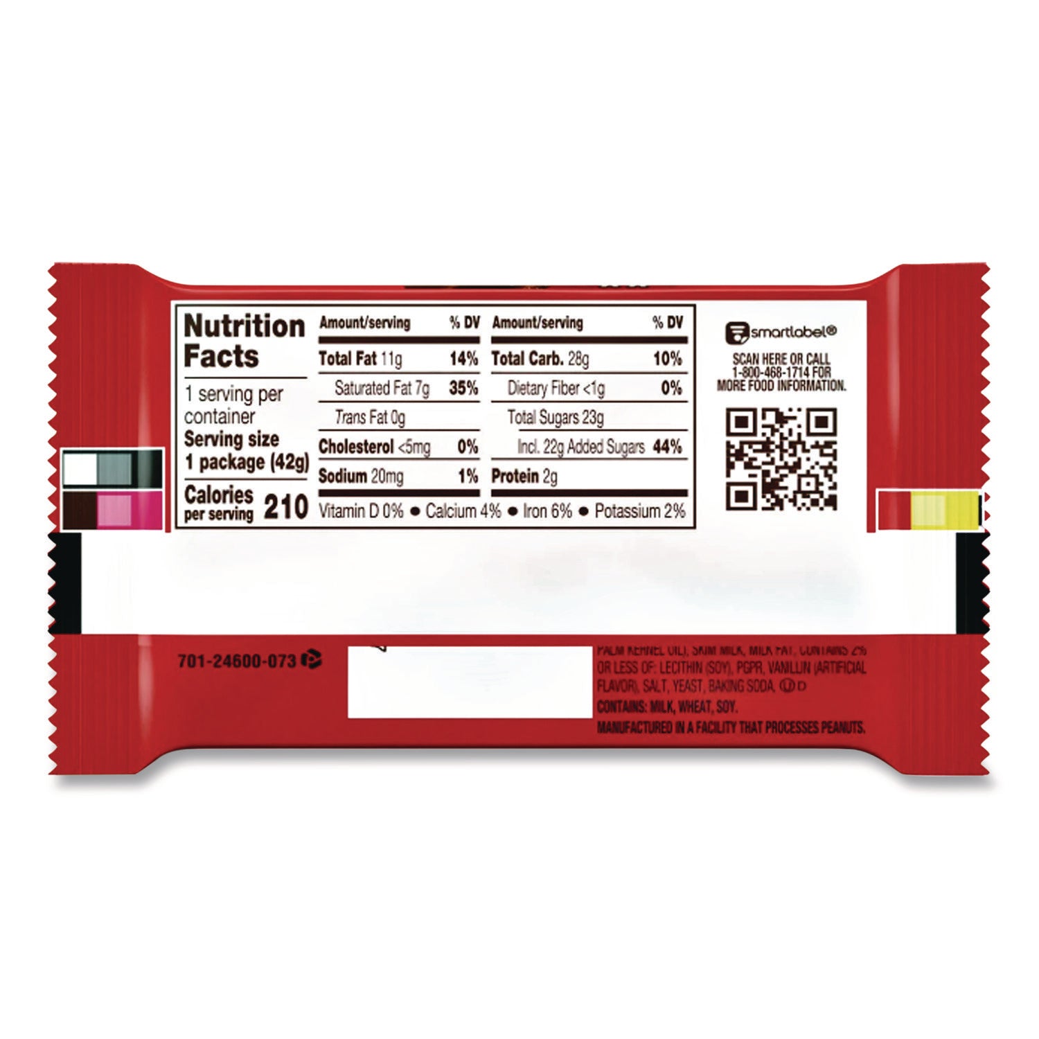 Milk Chocolate - 1.50 oz - 36 /Box - 1 / Carton