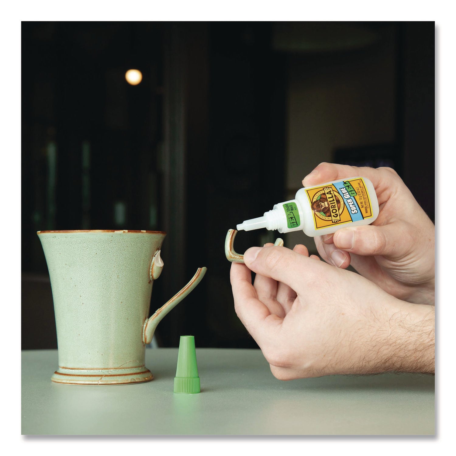 Super Glue Gel, 0.88 oz, Dries Clear