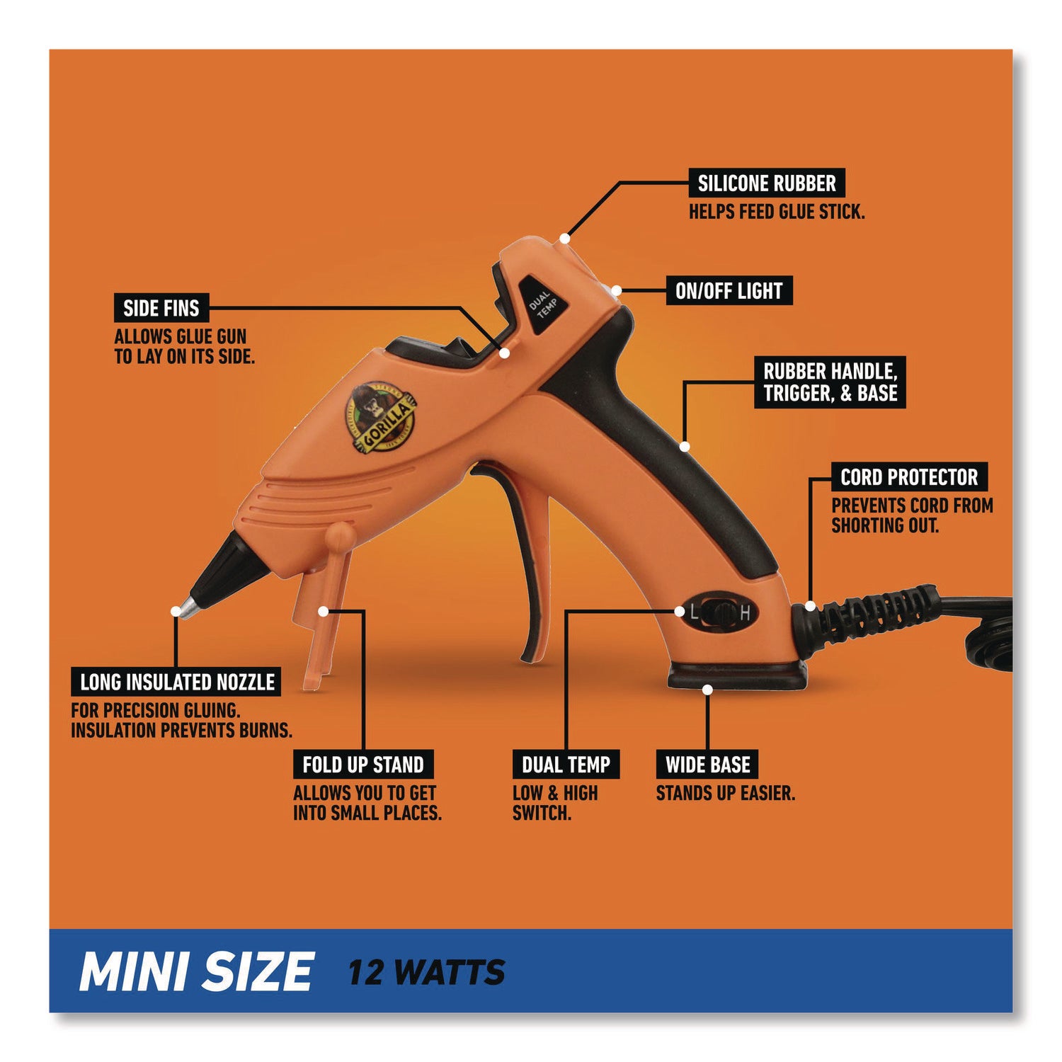 380&deg;F (193.3&deg;C) - Orange, Black