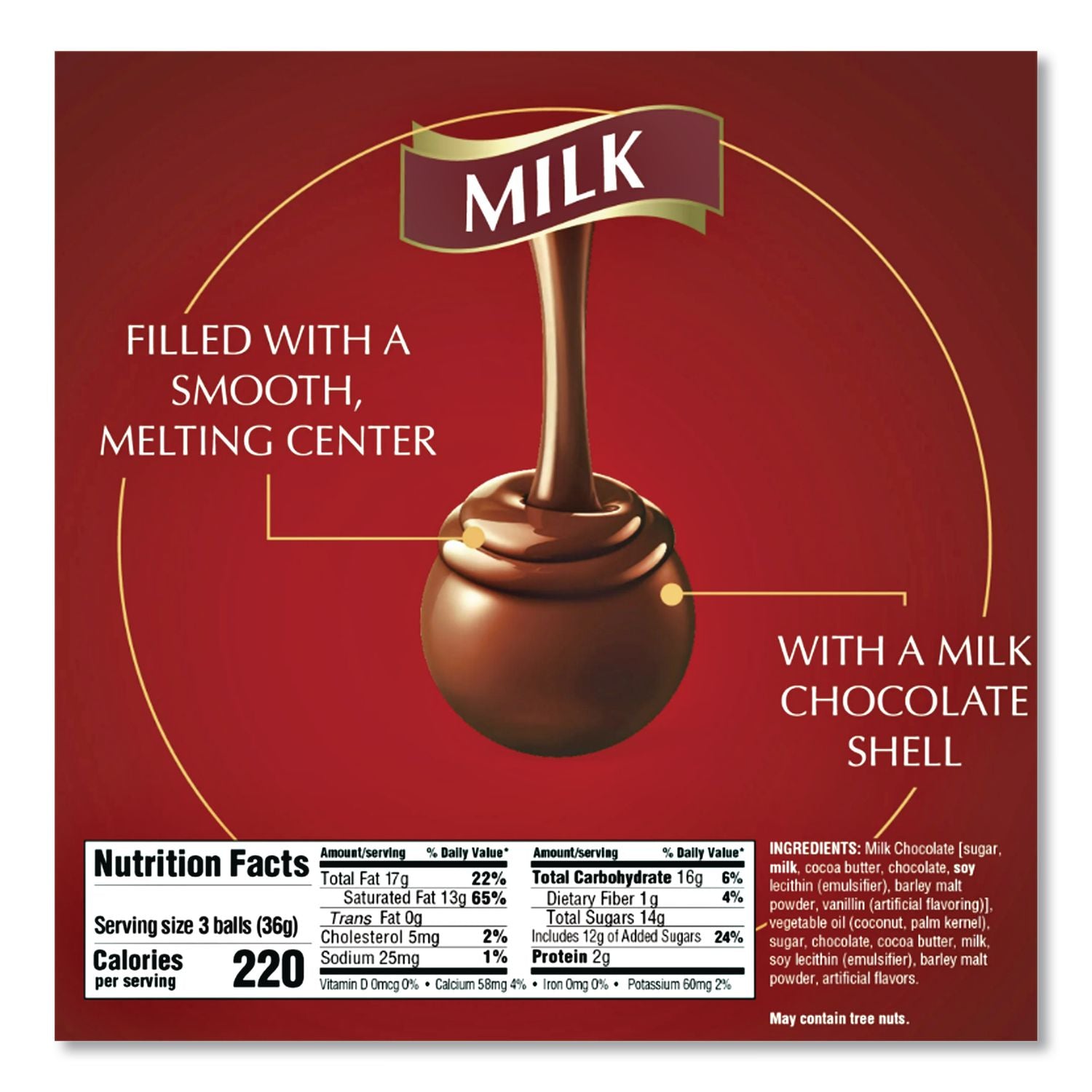 Milk Chocolate - Individually Wrapped - 15.20 oz - 3 Bag