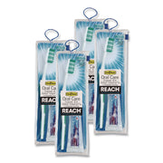 Oral Care Kit. Toothbrush/Toothpaste in Resealable Pouch, 4/Box