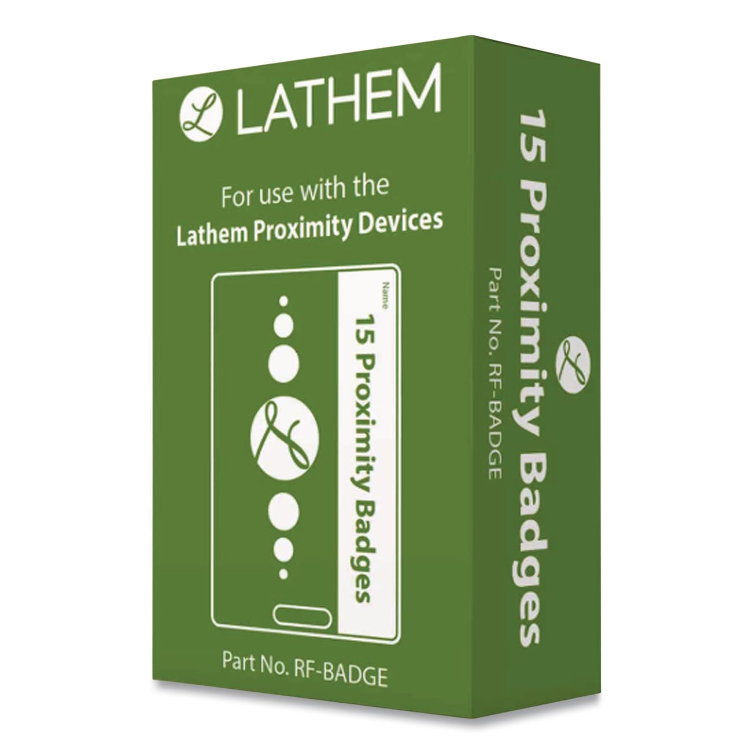 Proximity Rfid Badges, 15/pack