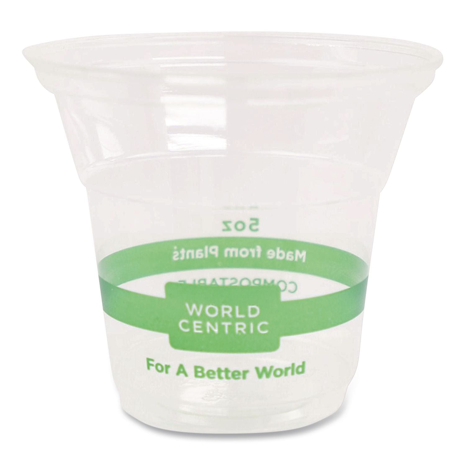 PLA Clear Cold Cups, 5 oz, Plastic, Clear, 2,000/Carton