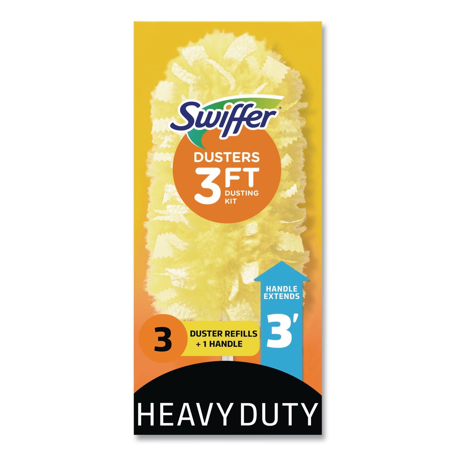 Swiffer 360 Dusters Extender Kit - 36" Handle Length - Plastic Handle - White - 1 Kit
