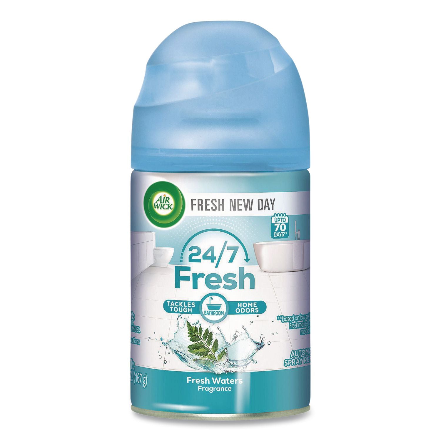 Air Wick Freshmatic Air Freshener Spray Refill - Spray - 5.9 fl oz (0.2 quart) - Freshwater - 60 Day - Odor Neutralizer - 1 Each