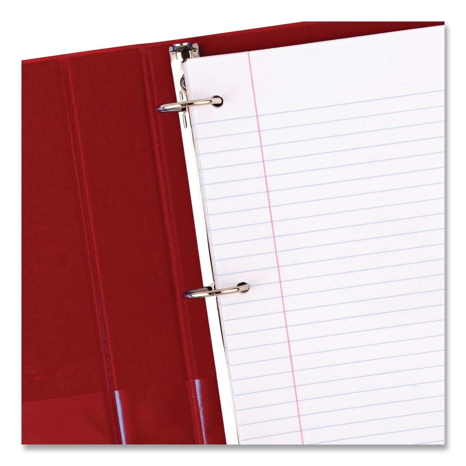 200 Sheets - Spiral - 0.31" Ruled - Ruled Red Margin - 16 lb Basis Weight - Letter - 8 1/2" x 11" Sheet Size - White Paper - 1 Pack