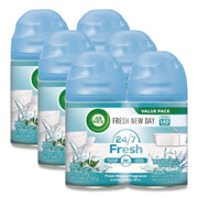 Air Wick Freshmatic Air Freshener Spray Refill - Aerosol - 5.90 oz - Fresh Waters - 60 Day - Odor Neutralizer - 2 Pack - 3 / Carton