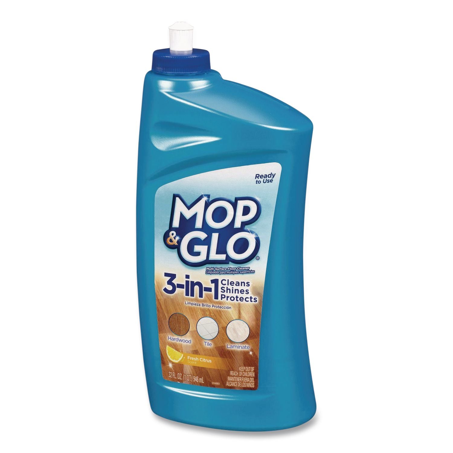 Ready To Use Multi-Surface Floor Cleaner, Fresh Citrus Scent, 32 Oz Bottle, 4/Carton