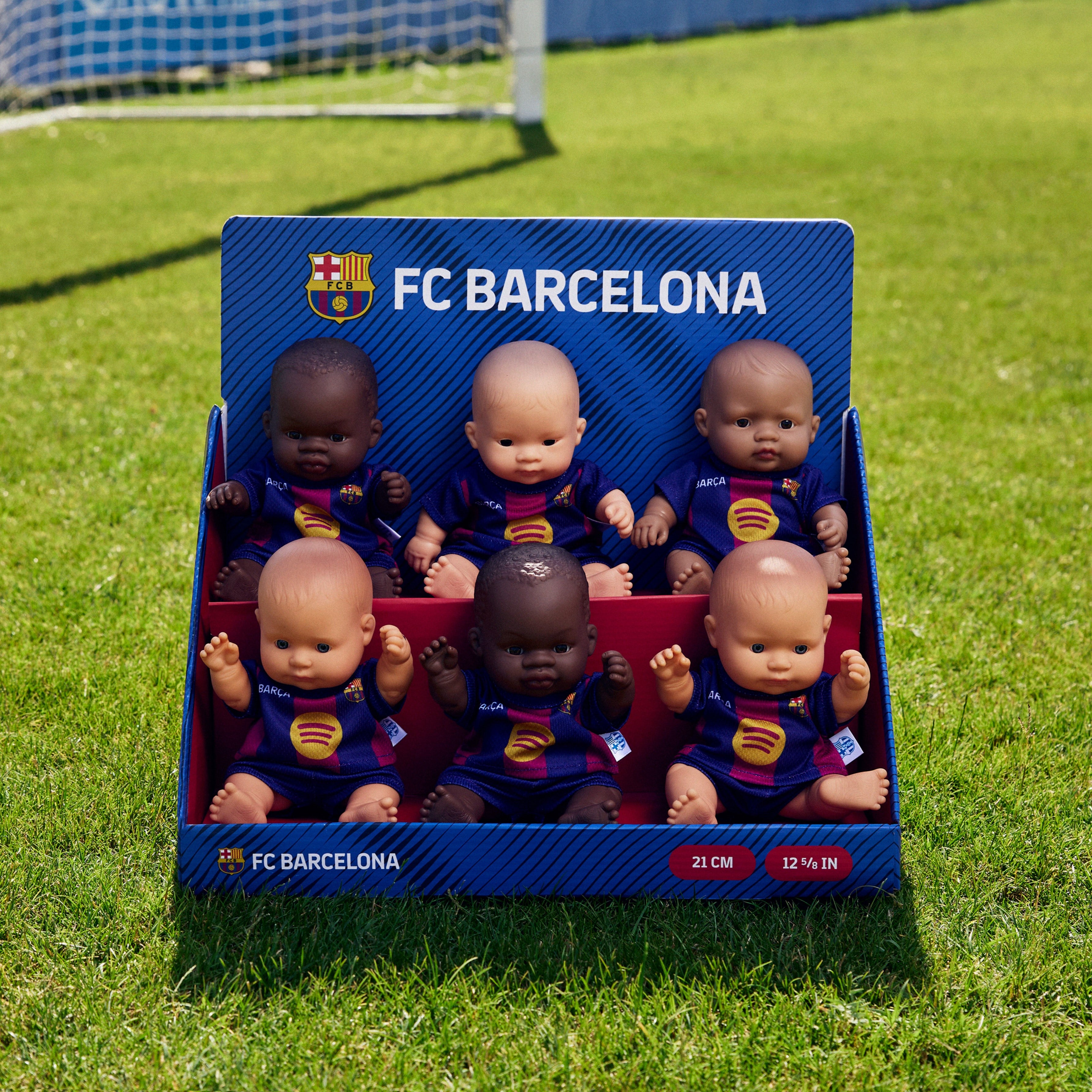 Display of 12 dolls Barça