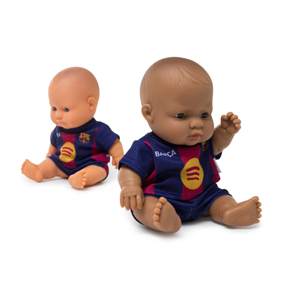Barça caucasian doll girl