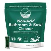 Aqua Chempacs Non-Acid Bathroom And Bowl Cleaner, Lavender Scent, 6 G Packets, 80 Chem Pacs/Pack, 4 Packs/Carton