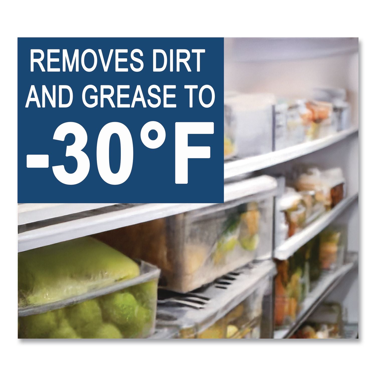 Freezer Cleaner, 1 Gal Bottle, 4/Carton