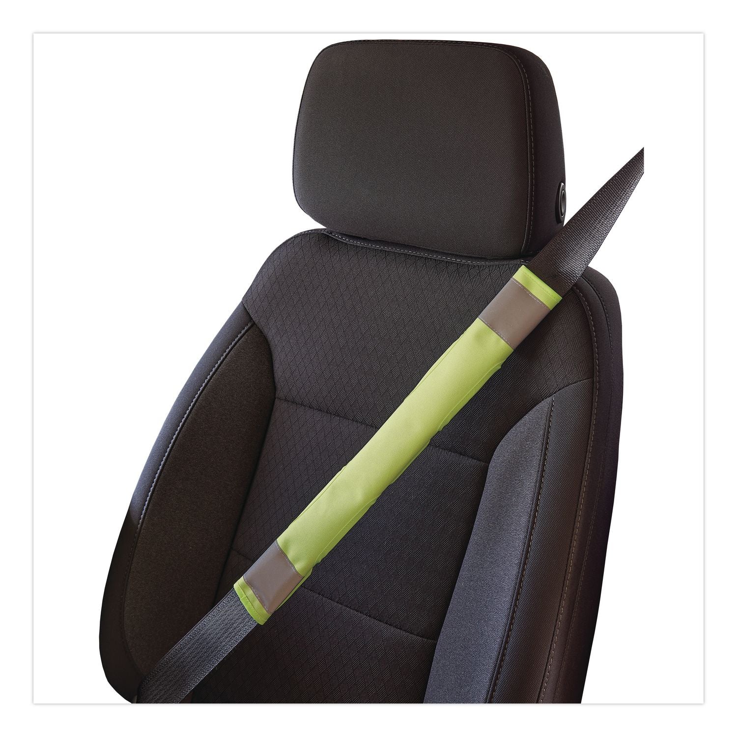 Glowear 8105 Hi-Vis Seat Belt Cover, 2.17" X 16.54", Lime