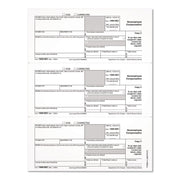 2024 1099-NEC Copy 1 Or 2 Laser/Inkjet Tax Forms, 8.5 X 3.66, 3 Forms/Sheet, 150 Forms Total