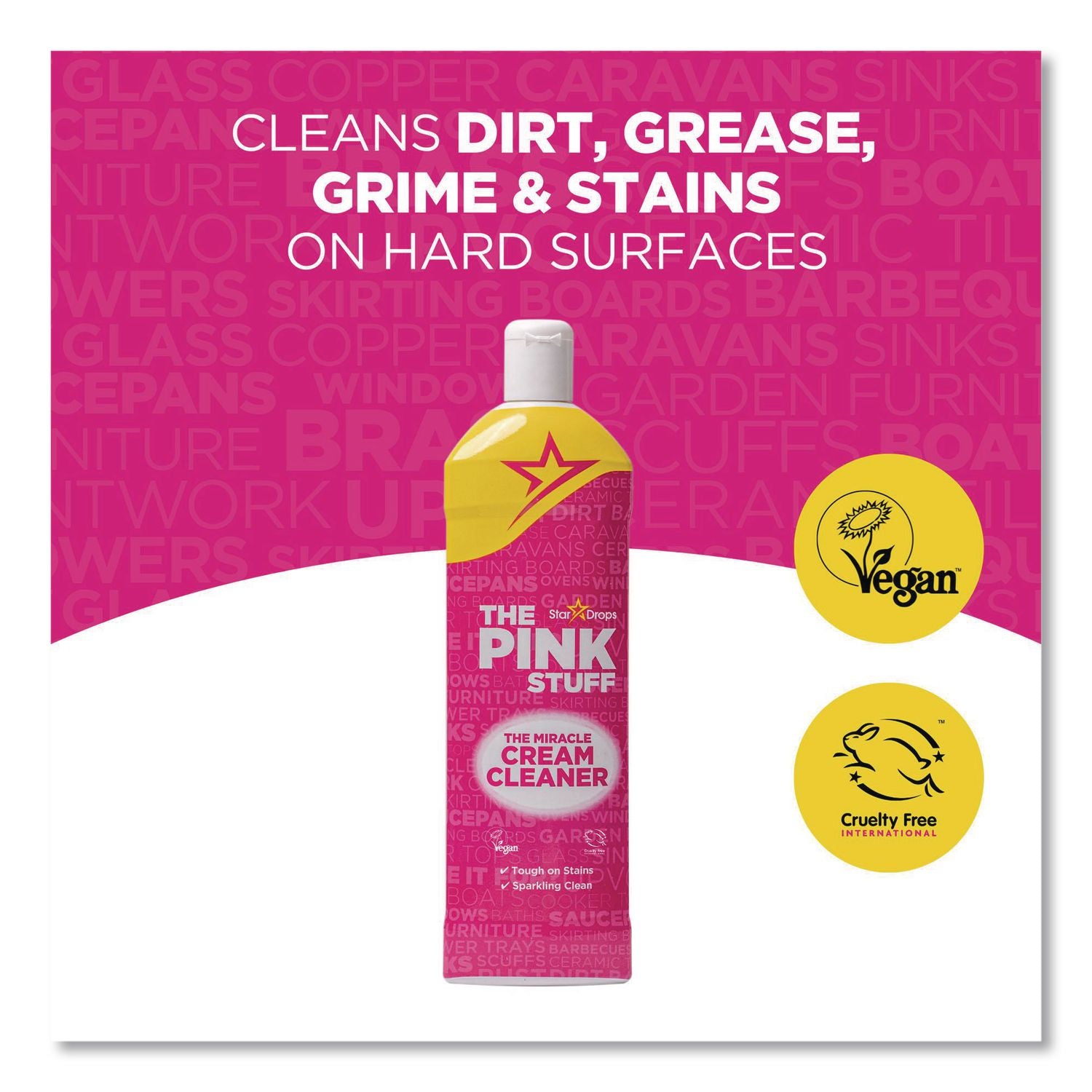 Miracle Cream Cleaner, Fruity Scent, 16.9 Oz Bottle, 6/Carton