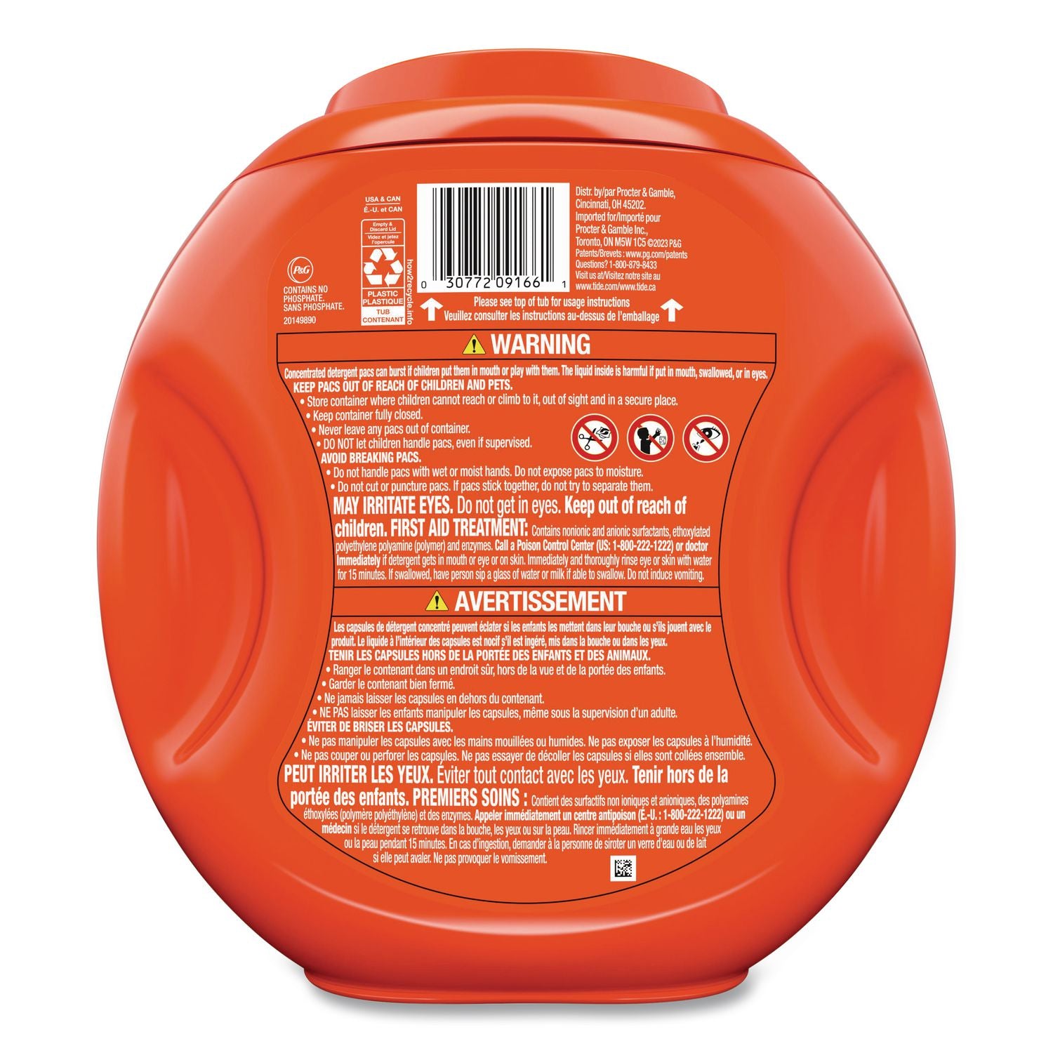 PODS Laundry Detergent, HE Compatible, Spring Meadow, 57 Oz Tub, 76 Pacs/Tub