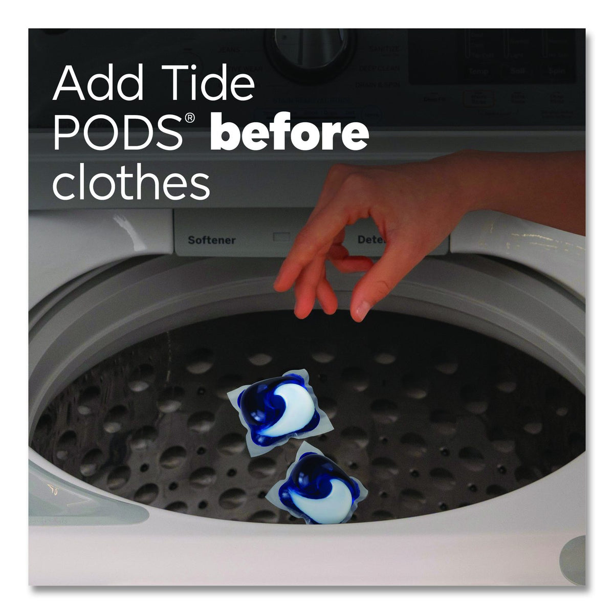PODS Laundry Detergent, HE Compatible, Spring Meadow, 57 Oz Tub, 76 Pacs/Tub