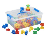 Twist & Lock Nuts & Bolts 64 Pcs