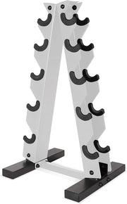 CAP Barbell A-style Dumbbell Metal Storage Rack - White