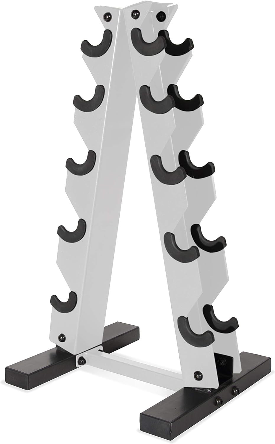 CAP Barbell A-style Dumbbell Metal Storage Rack - White