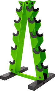 CAP Barbell A-style Dumbbell Metal Storage Rack - Green
