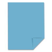 Color Cardstock, 65 Lb Cover Weight, 8.5 X 11, Lunar Blue, 250 Sheets/Ream, 8 Reams/Carton