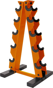 CAP Barbell A-style Dumbbell Metal Storage Rack - Orange