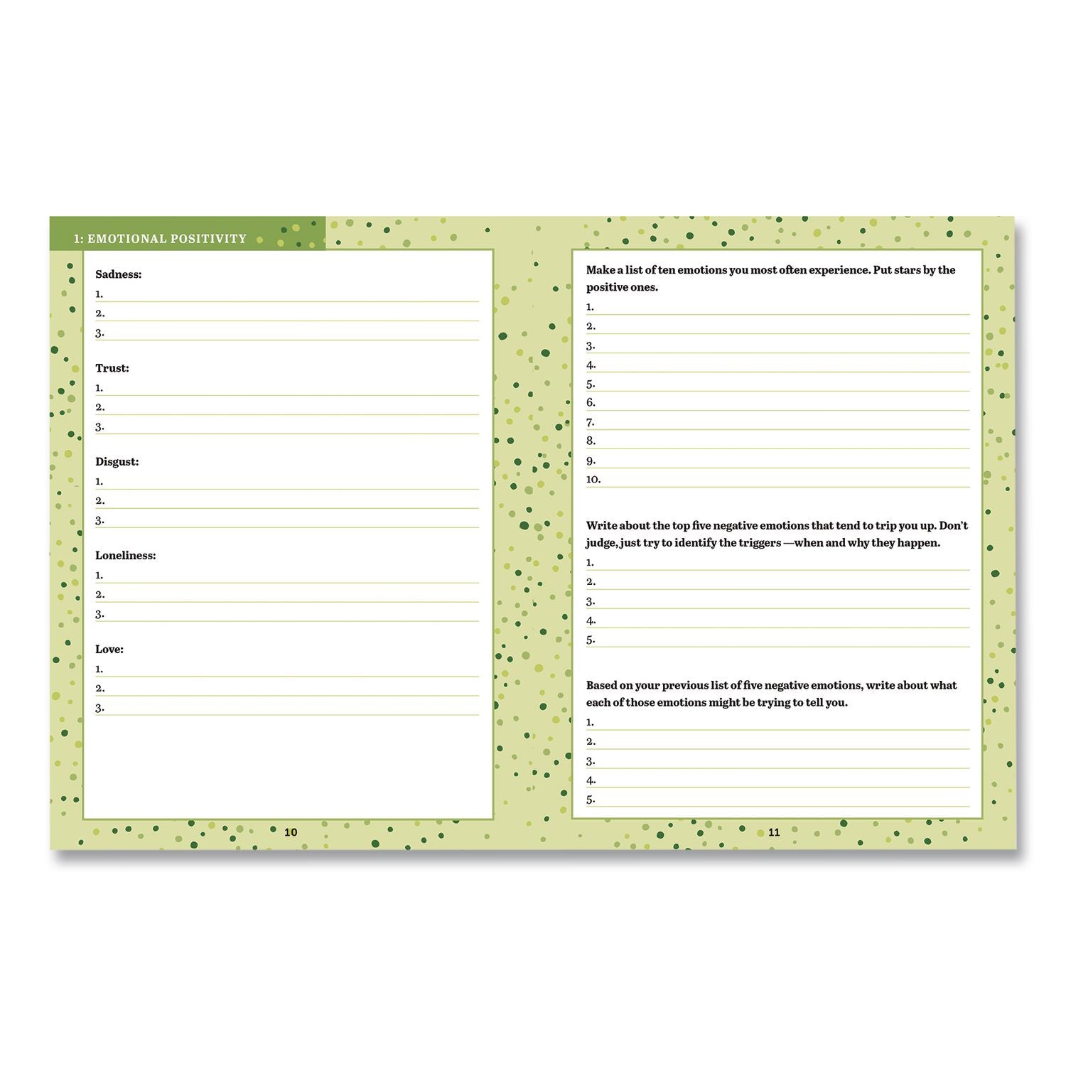 Guided Journal: 3-Minute Positivity - Transform Your Life By Changing Your Thoughts, Blue Cover, (96) 8 X 6 Sheets