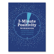 Guided Journal: 3-Minute Positivity - Transform Your Life By Changing Your Thoughts, Blue Cover, (96) 8 X 6 Sheets