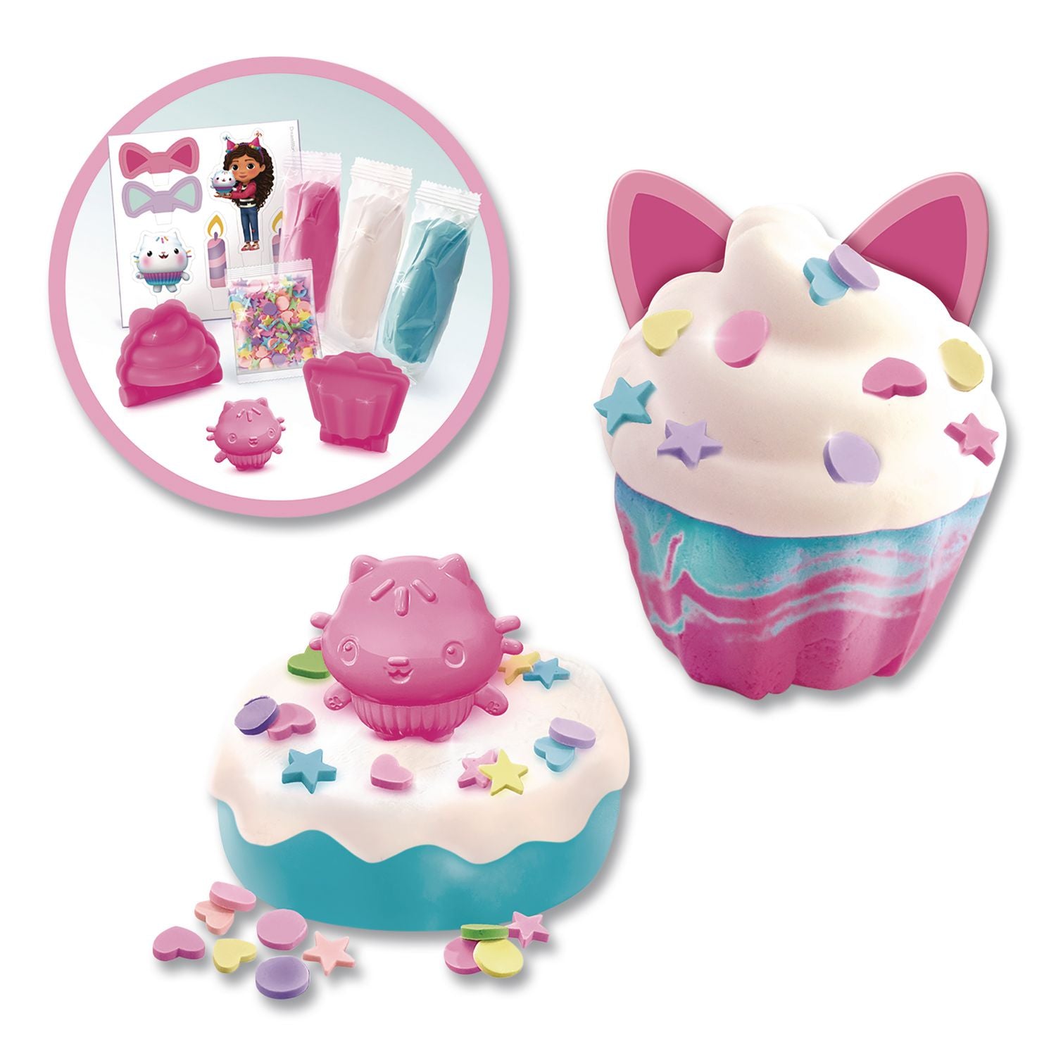 Gabby'S Dollhouse Cat Box Sensory Compound Kit, Ages 4 And Up, 32 Pieces
