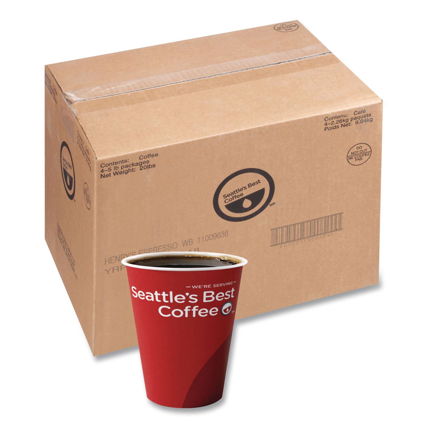 Henry'S Espresso, 5 Lb Bag, 4/Carton
