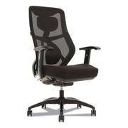 Duo-Ex Ergonomic Mesh Back Task Chair, Supports Up To 275 Lb, 19" To 22" Seat Height, Black