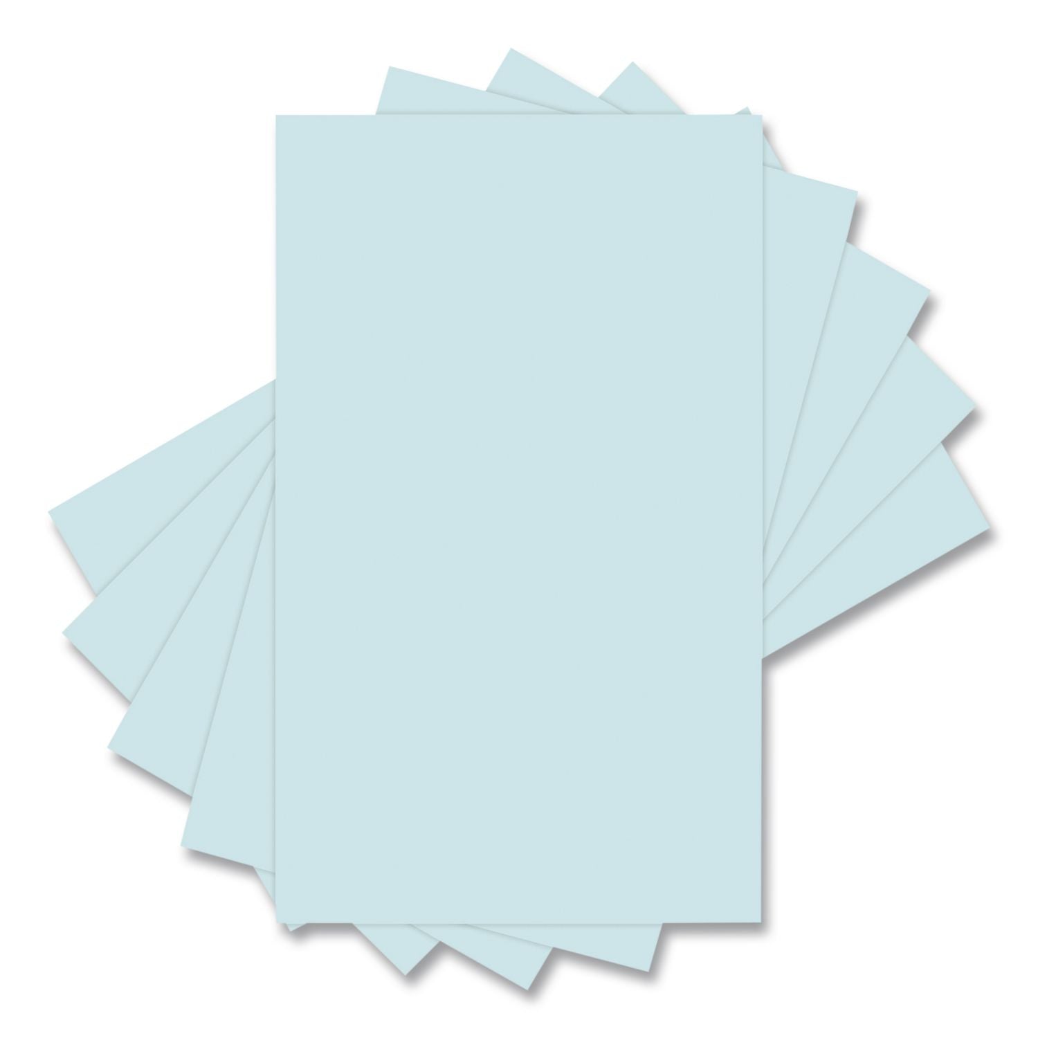 Colors 30% Recycled Multipurpose Color Paper, 20 Lb Bond Weight, 8.5 X 14, Blue, 500 Sheets/Ream, 10 Reams/Carton