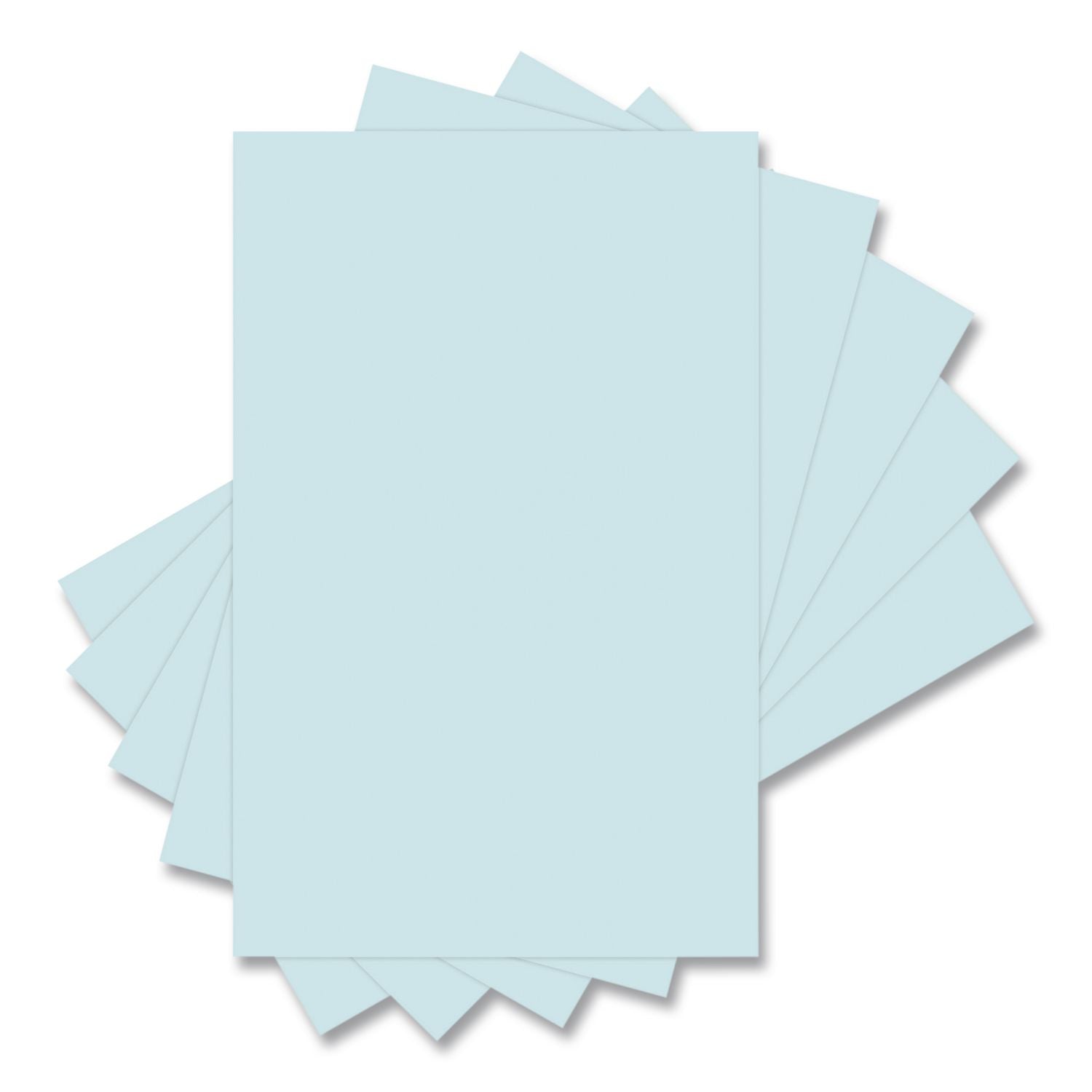 Colors 30% Recycled Multipurpose Color Paper, 20 Lb Bond Weight, 11 X 17, Blue, 500 Sheets/Ream, 5 Reams/Carton