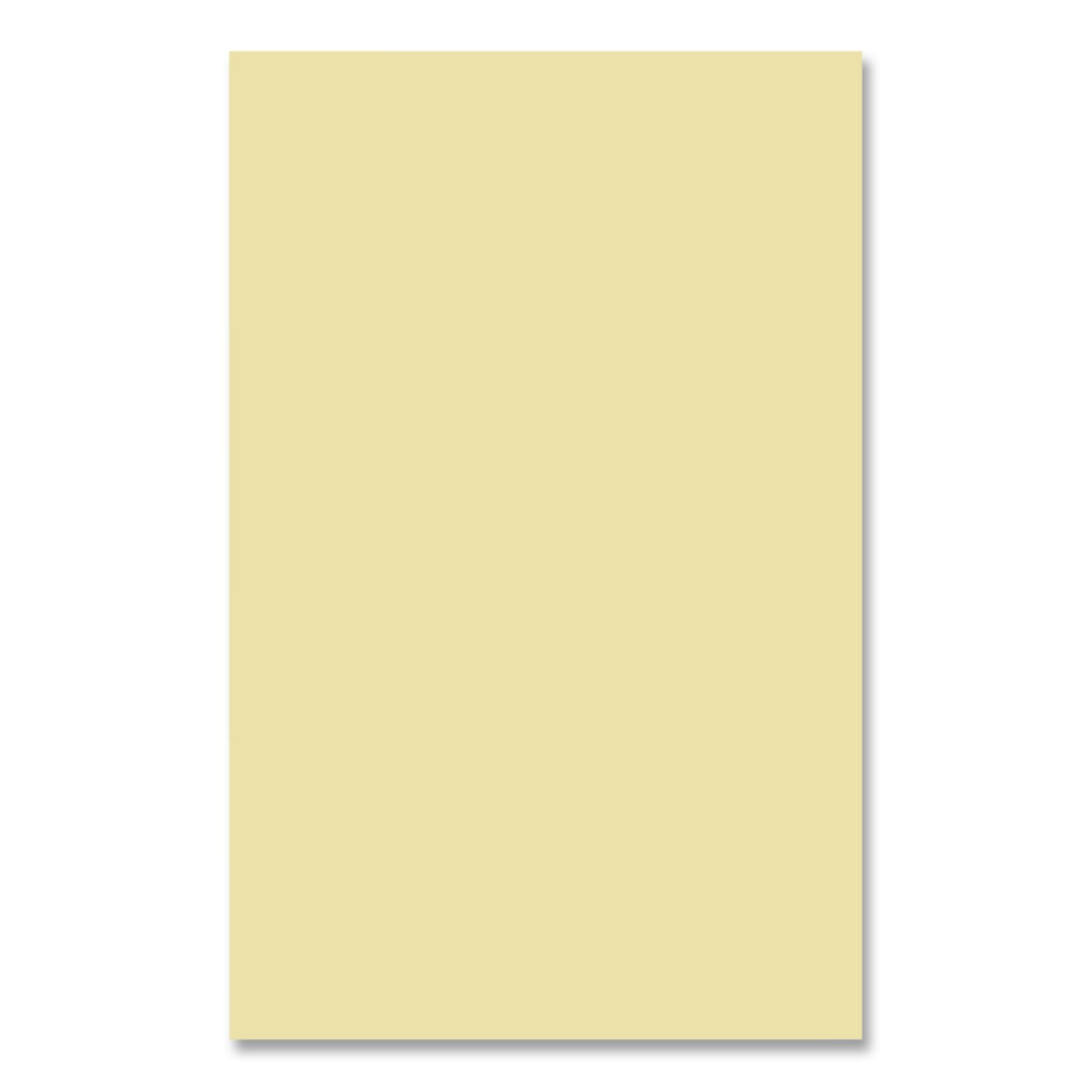 Colors 30% Recycled Multipurpose Color Paper, 20 Lb Bond Weight, 8.5 X 14, Canary, 500 Sheets/Ream, 10 Reams/Carton