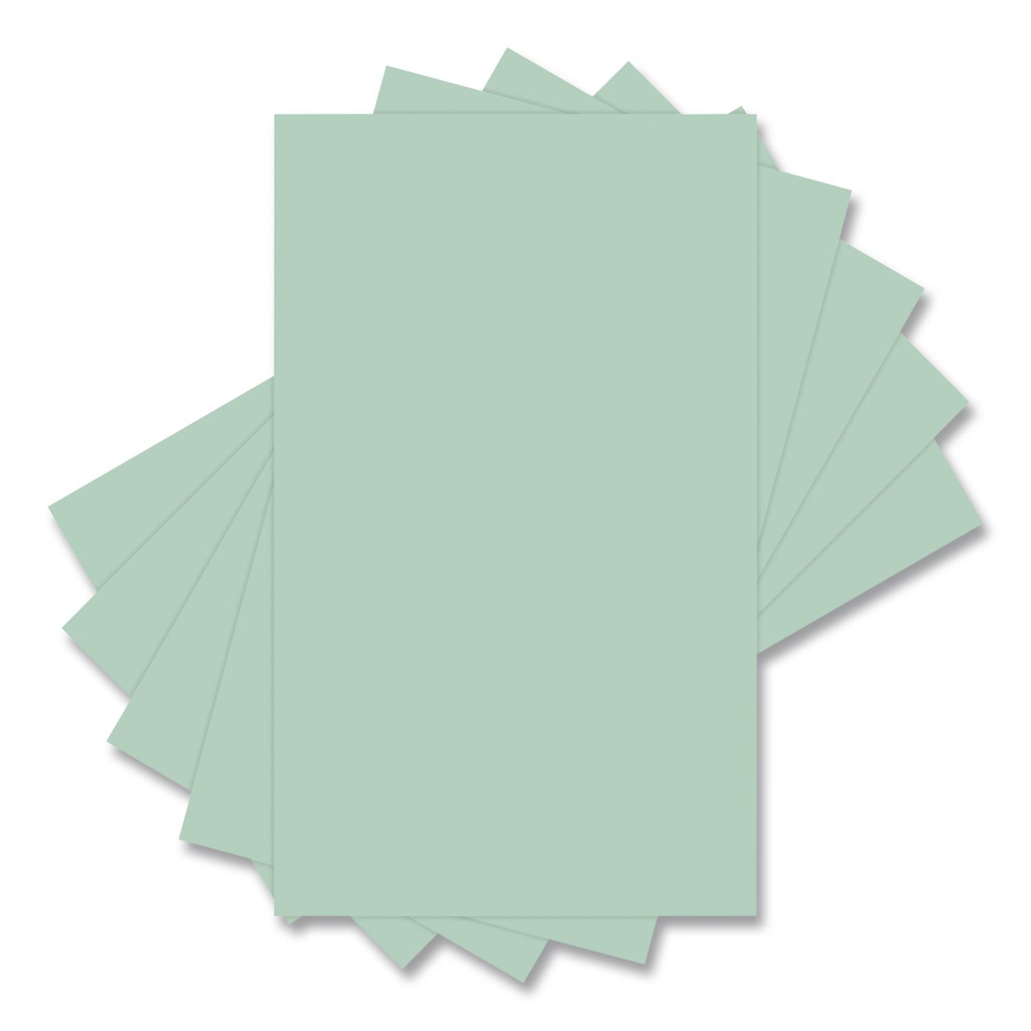 Colors 30% Recycled Multipurpose Color Paper, 20 Lb Bond Weight, 8.5 X 14, Green, 500 Sheets/Ream, 10 Reams/Carton