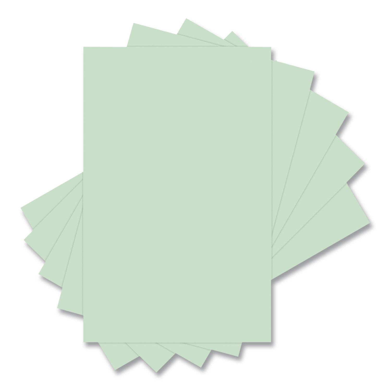 Colors 30% Recycled Multipurpose Color Paper, 20 Lb Bond Weight, 8.5 X 14, Green, 500 Sheets/Ream, 10 Reams/Carton