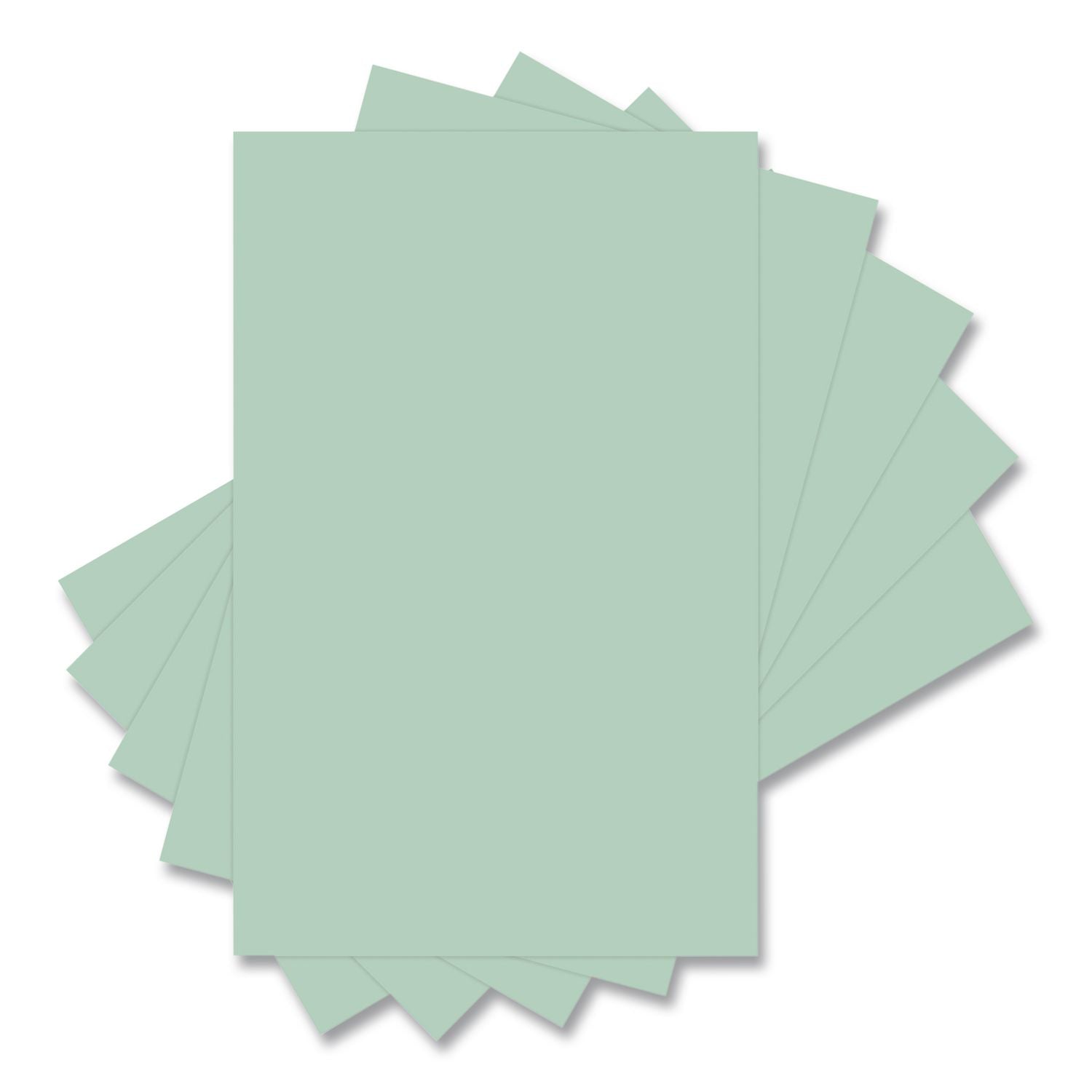 Colors 30% Recycled Multipurpose Color Paper, 20 Lb Bond Weight, 11 X 17, Green, 500 Sheets/Ream, 5 Reams/Carton