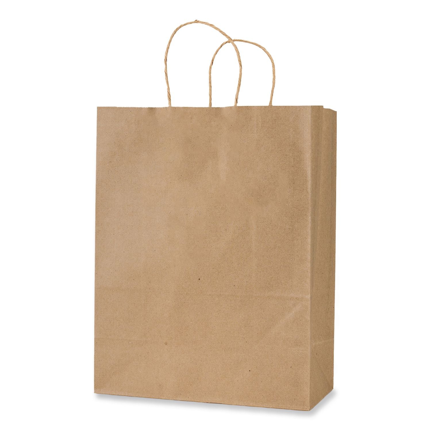 Get Reddi Paper Bags, Mega Size, 70# Basis Weight, Twisted Rope Handles, 18 X 7 X 18.75, Brown, 200/Carton