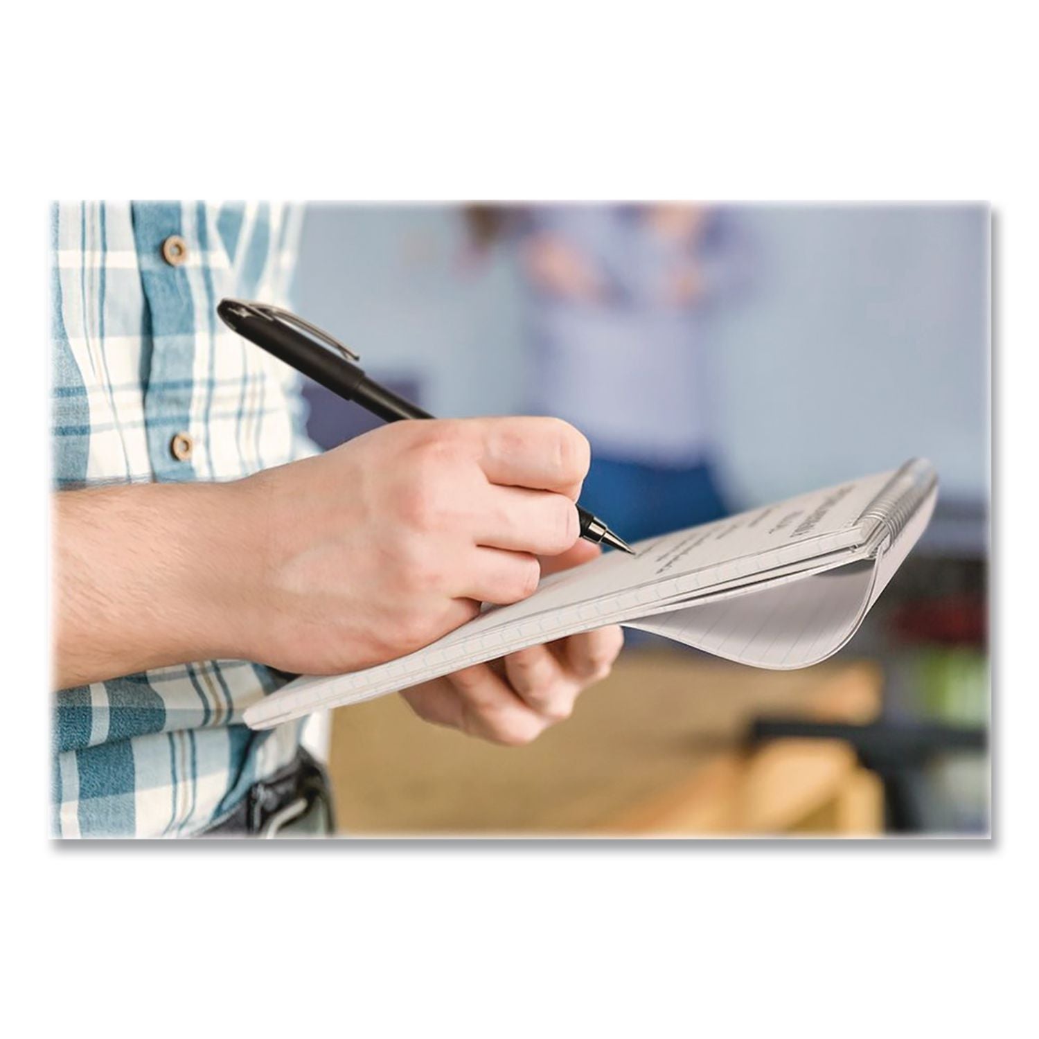Earthwise By Ampad Recycled Reporter'S Notepad, White Cover, Gregg Rule, (70) White 4 X 8 Sheets, Dozen