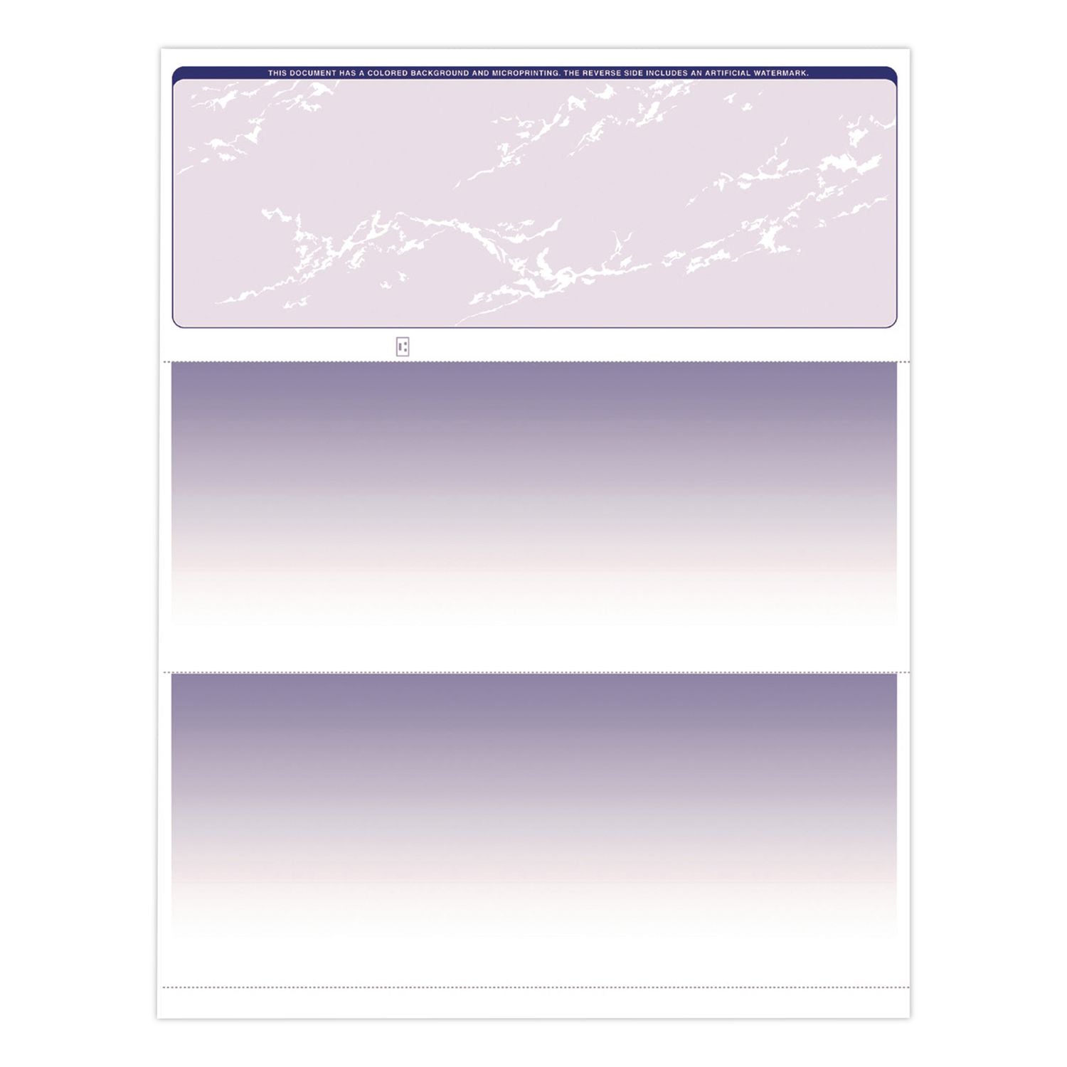 Custom Business Checks, Prestige Pattern, 8.5 X 11, Blue, 250 Sheets