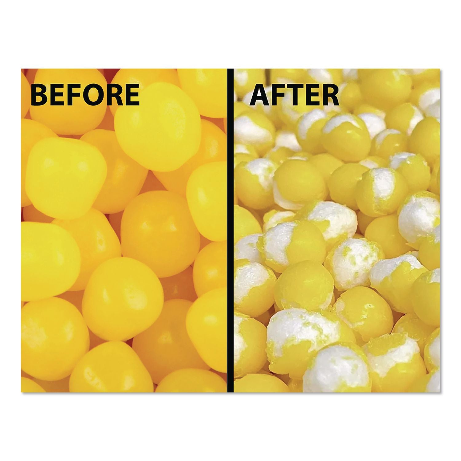 Freeze Dried Candy, Lemon Bursts, 1.12 Lb Bag, 12/Carton