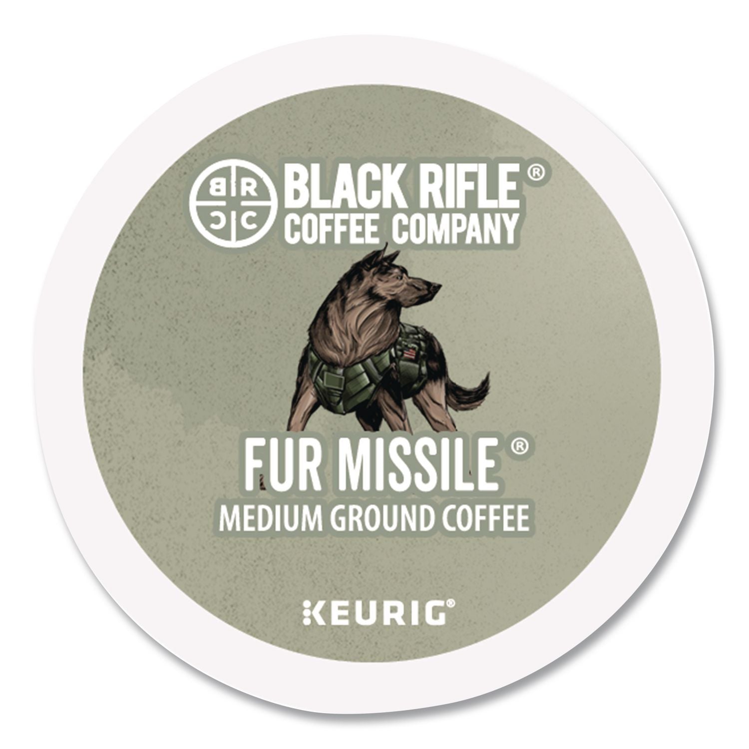 Fur Missile Coffee K-Cups, 22/Box, 4 Boxes/Carton