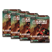 Blackbeard'S Delight Coffee K-Cups, 22/Box, 4 Boxes/Carton